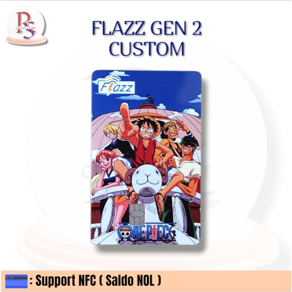 KARTU ETOLL FLAZZ BCA GEN 2 CUSTOM - ONE PIECE [POSE]