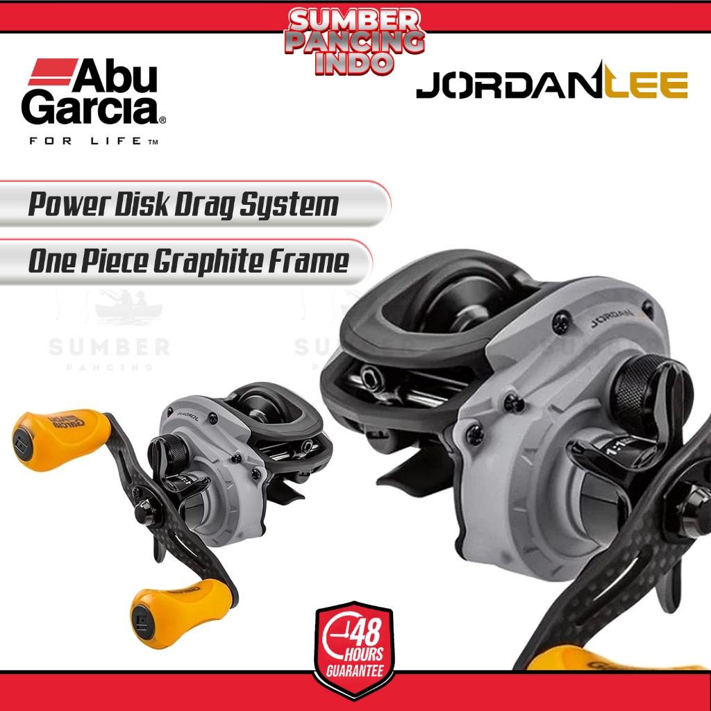 Reel Pancing Baitcasting Abu Garcia Jordan Lee 10+1BB - Duragear Brass Gear Handle Kiri