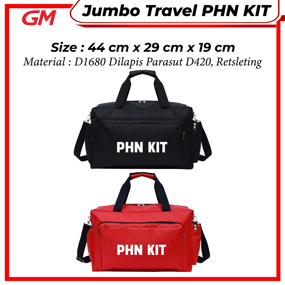 PHN KIT Jumbo Travel Medical Kit Bag Tas Perlengkapan Medis Emergency Kit P3K SAR First Aid Tas
