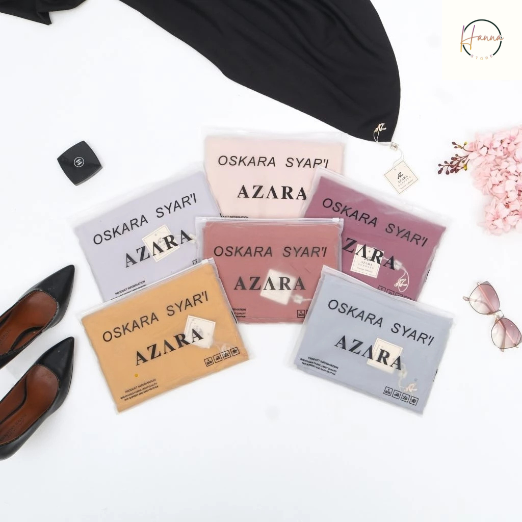 Hijab Oskara Syar`i by AZARA / kerudung Segiempat Jumbo