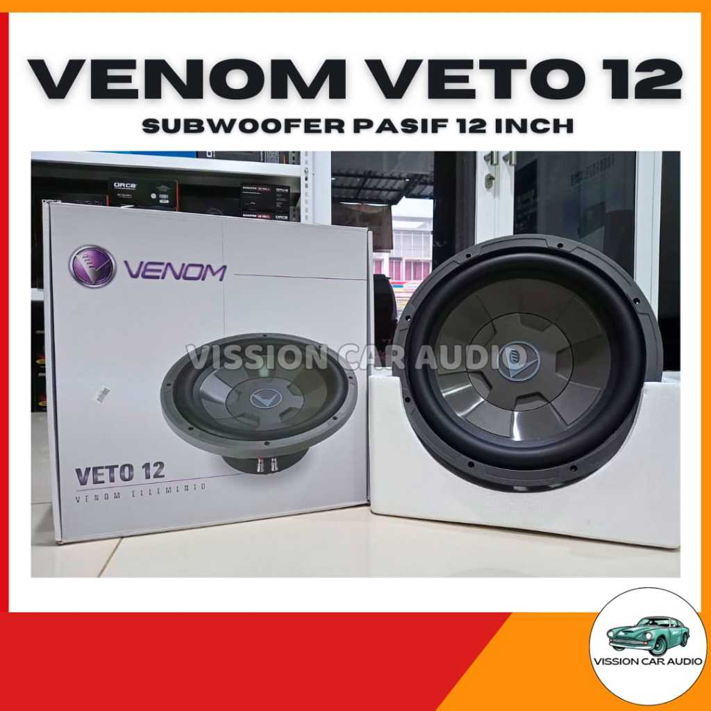 Subwoofer VENOM ELEMENTO VETO 12 Pasif 12 Inch