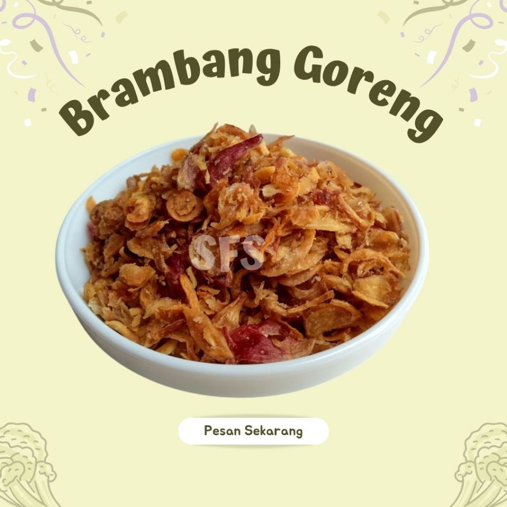Brambang Goreng Premium Sedang - Sayur Fresh Solo
