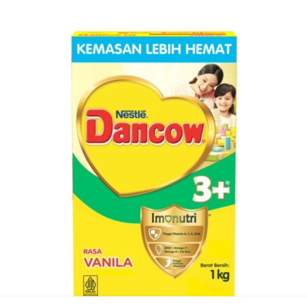 Dancow 3+ Vanila Susu Formula 3-5 Tahun 1 kg