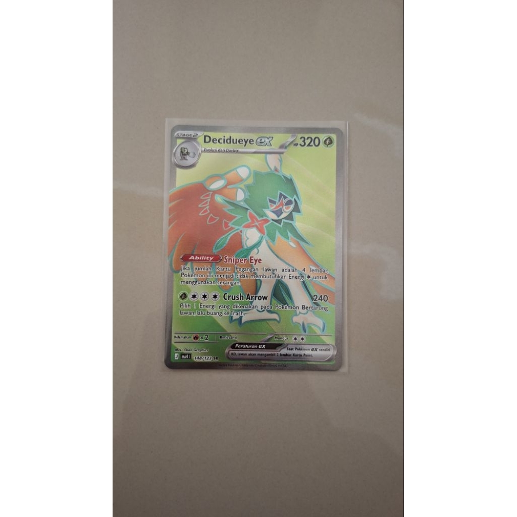 Pokemon TCG Decidueye ex SR
