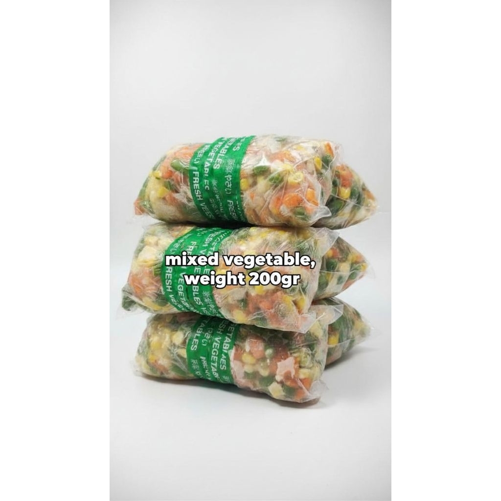 Mixed vegetable Wortel, Jagung, Buncis