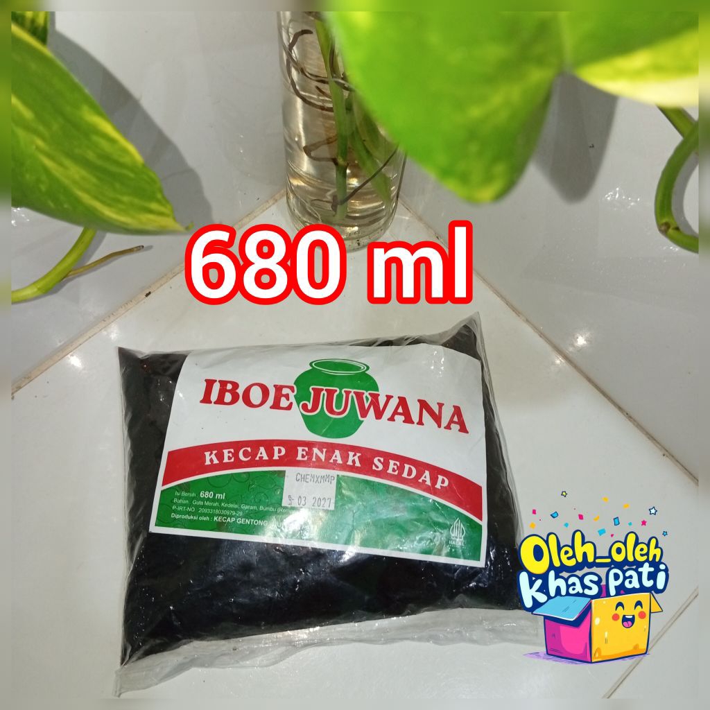 KECAP MANIS CAP IBOE JUWANA 680 ML KHAS JUWANA VARIAN JENIS BARU DARI PABRIK KECAP GENTONG