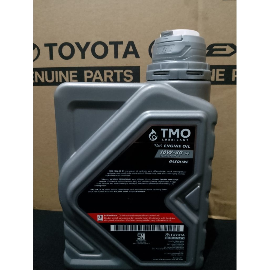 Oli mesin mobil TMO Original, SAE 10w30, API SN ,Gasoline/Bensin