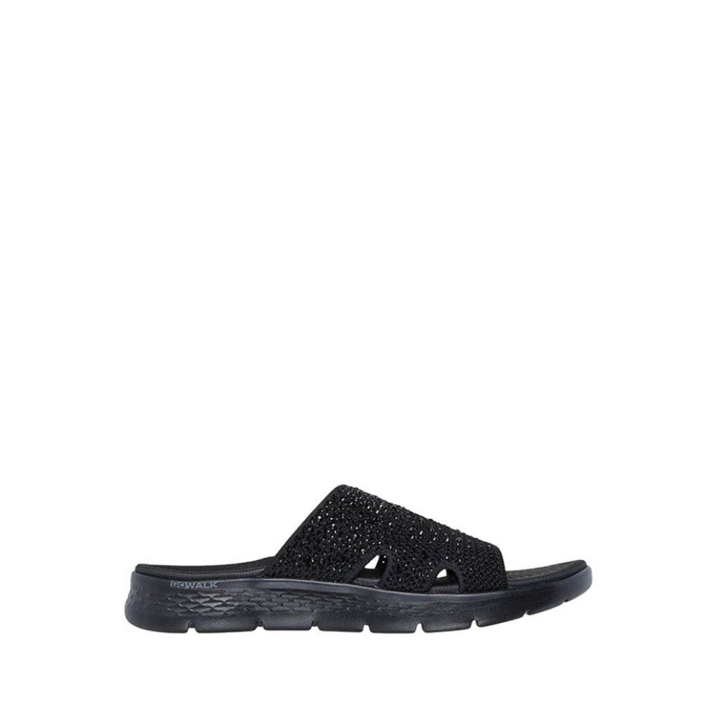 Sandal Skechers Go Walk Flex Wanita - Hitam original
