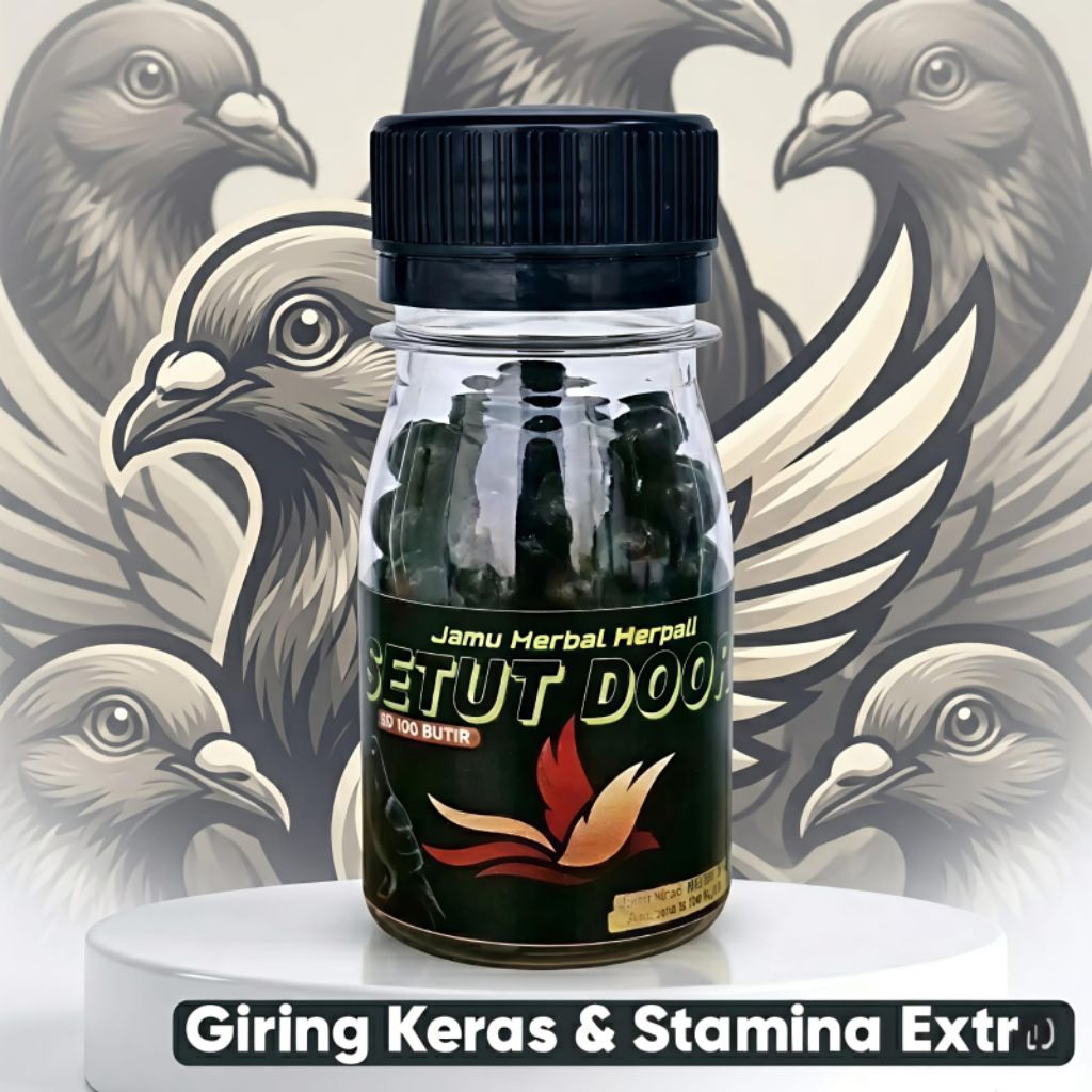 Pil Setut Door Jamu Merpati Kolong dan Balap isi 100 Butir extra power and speed losdor los door tem