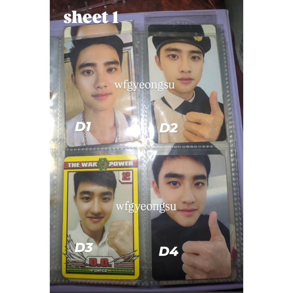 PHOTOCARD PC EXO DO KYUNGSOO KOKOBOP UNIVERSE OFFICIAL PHOTOCARD ‼️BACA DESKRIPSI‼️