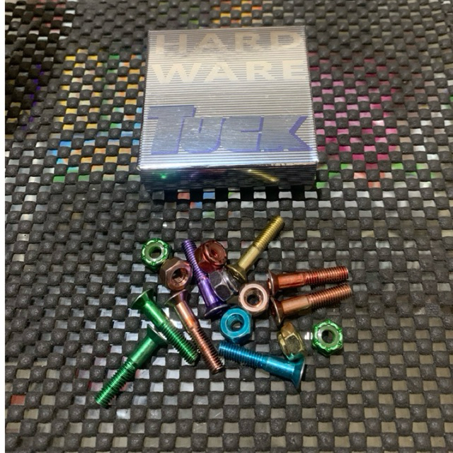 Tuck Allen Bolts Skateboard Anodized Mix Colur