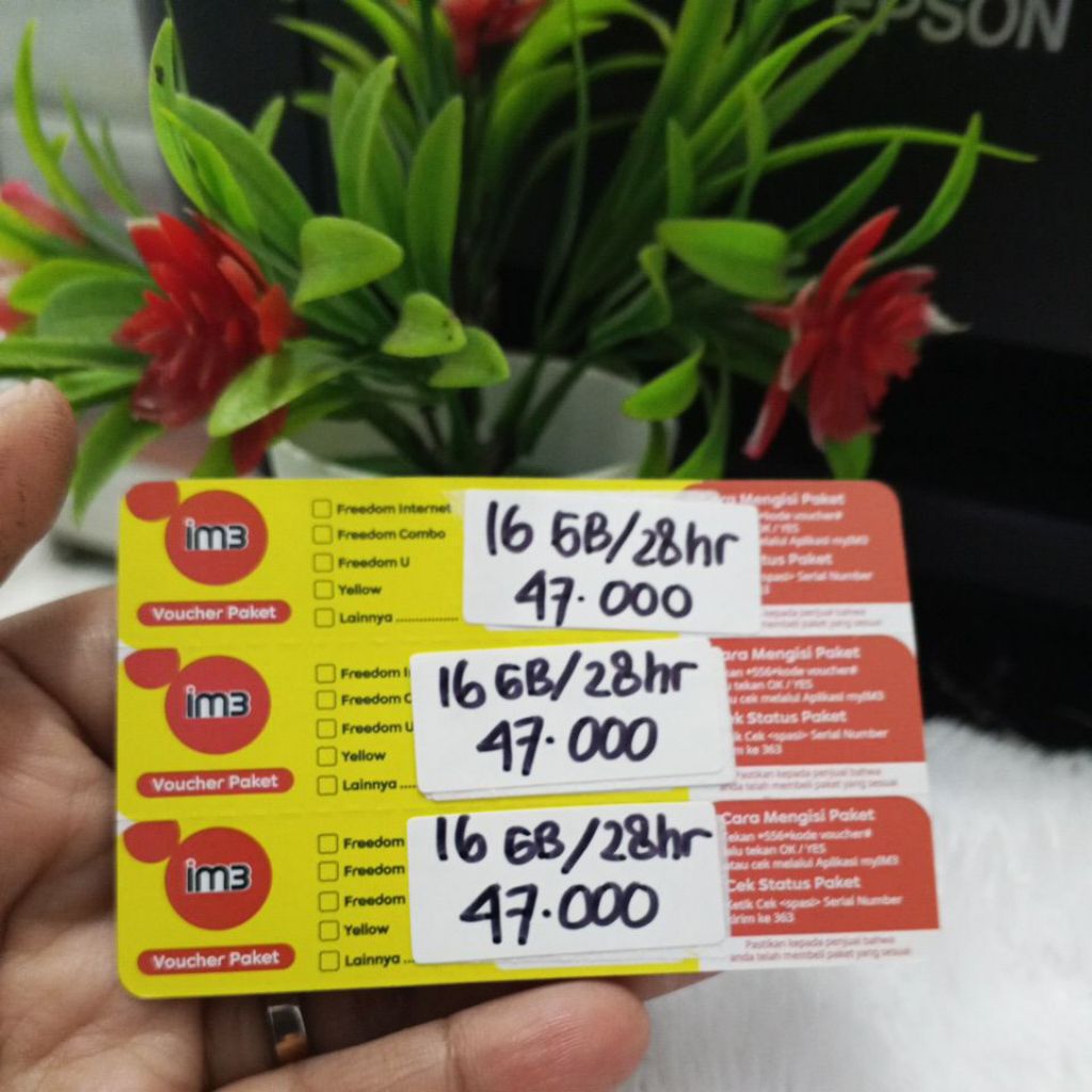 VOCER INDOSAT 16GB 28HARI