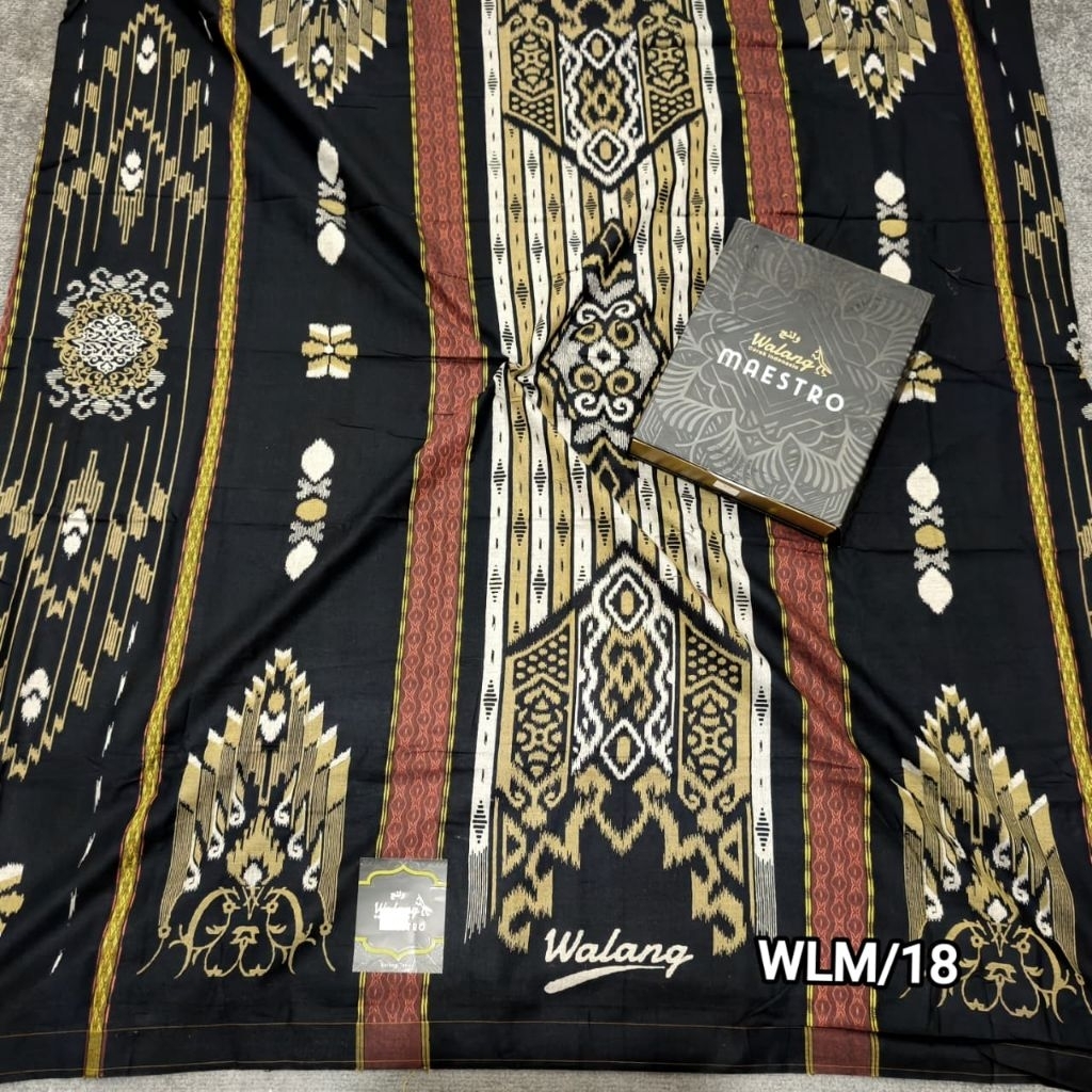 SARUNG WALANG  MAESTRO KAIN RAYON TIMBUL SONGKET DOBY