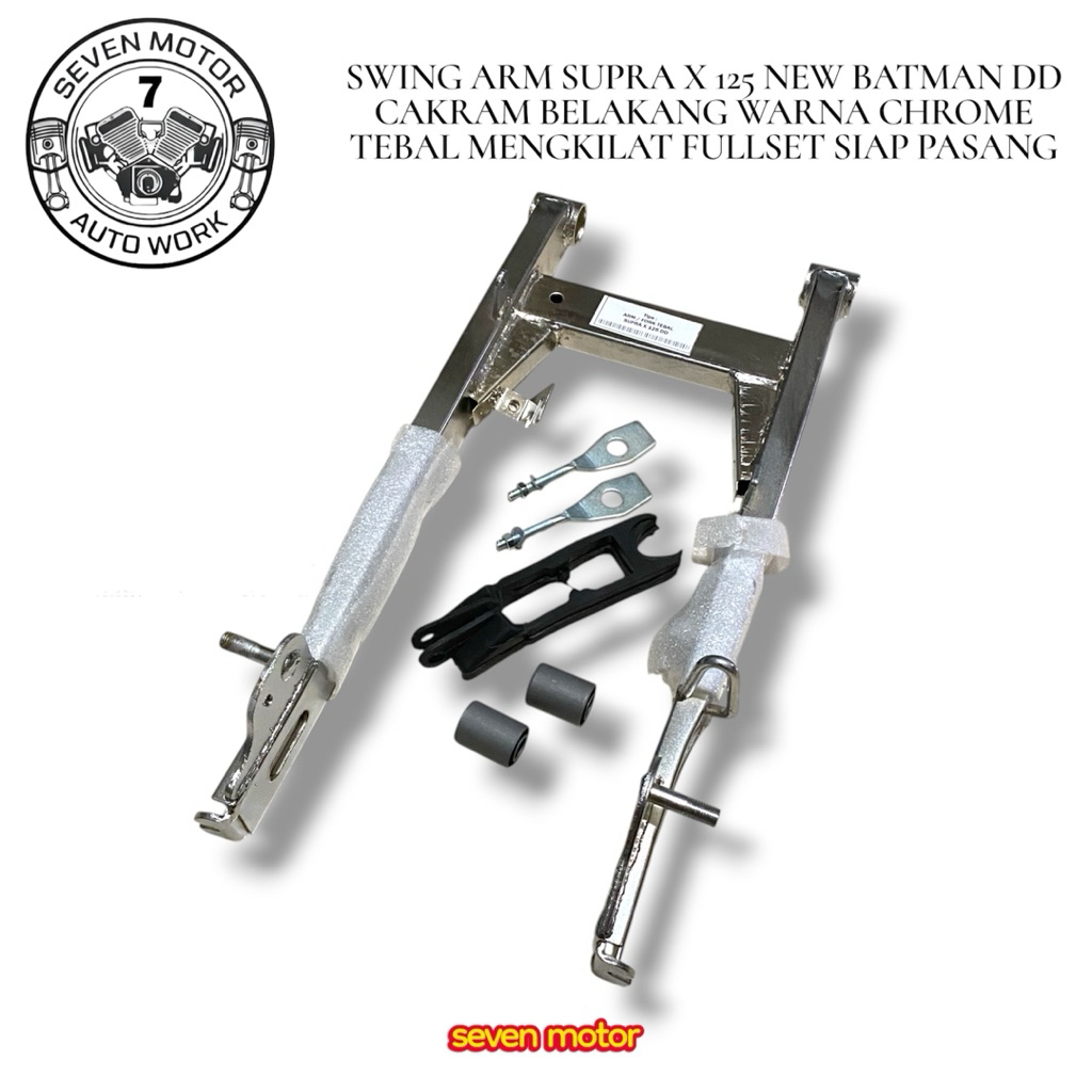Swing Arm Honda SUPRA X 125 Cakram Belakang Supra x 125 Dobel Disc Batman Warna Chrome Mengkilat Teb
