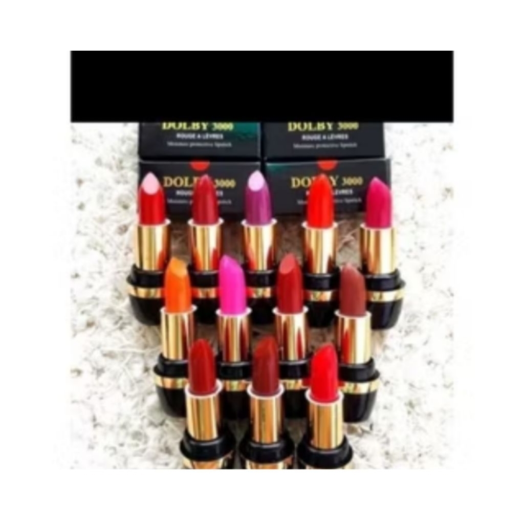 Lipstik Dolby 3000 Seri 151 Orange ke Pink, Tampilan Alami, Lembut, Tidak Mudah Luntur