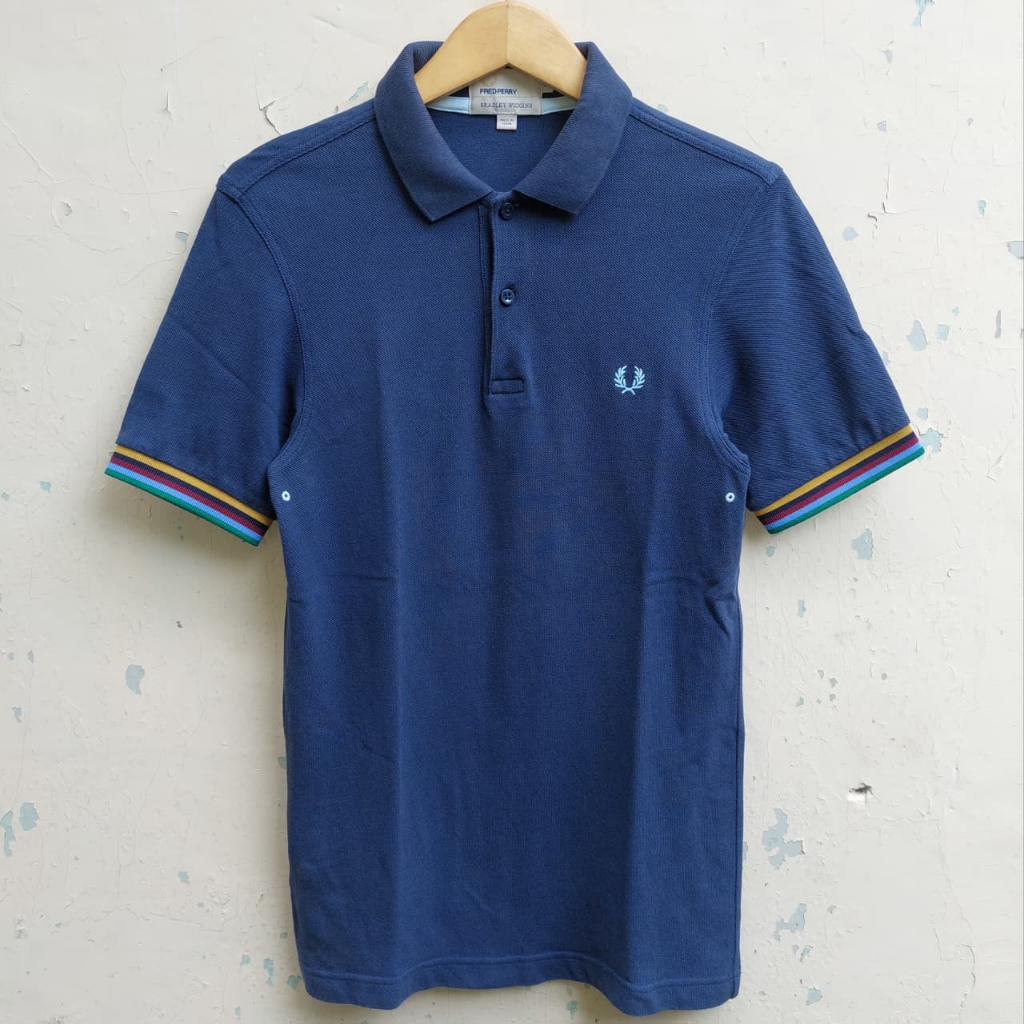 POLO SHIRT FRED PERRY x BRADLEY WIGGINS NAVY ORIGINAL
