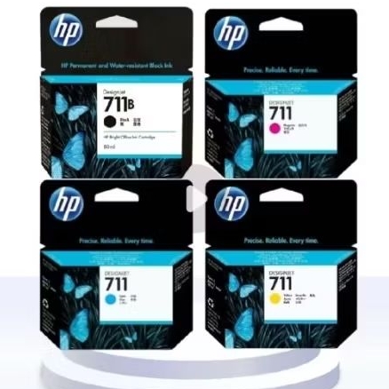 Tinta Hp 711 / 711B .C.M.Y original for Designjet T120 T520