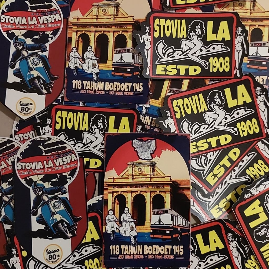 Stiker Boedoet Vespa, Stovia La vespa , Stovia 1908