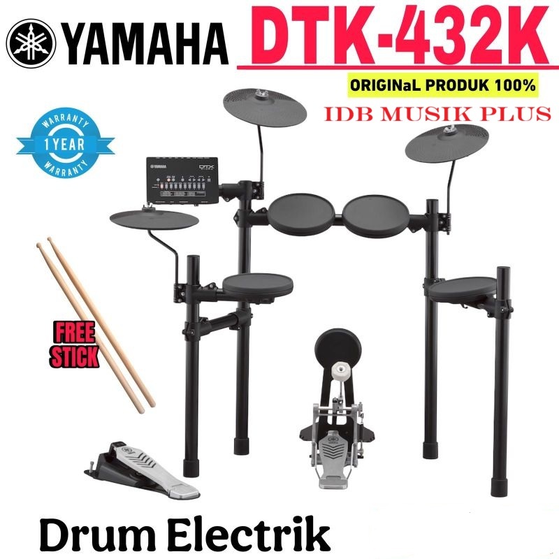 Drum Elektrik Yamaha DTX432K DTX 432K DTX432 DTX 432 Garansi Yamaha