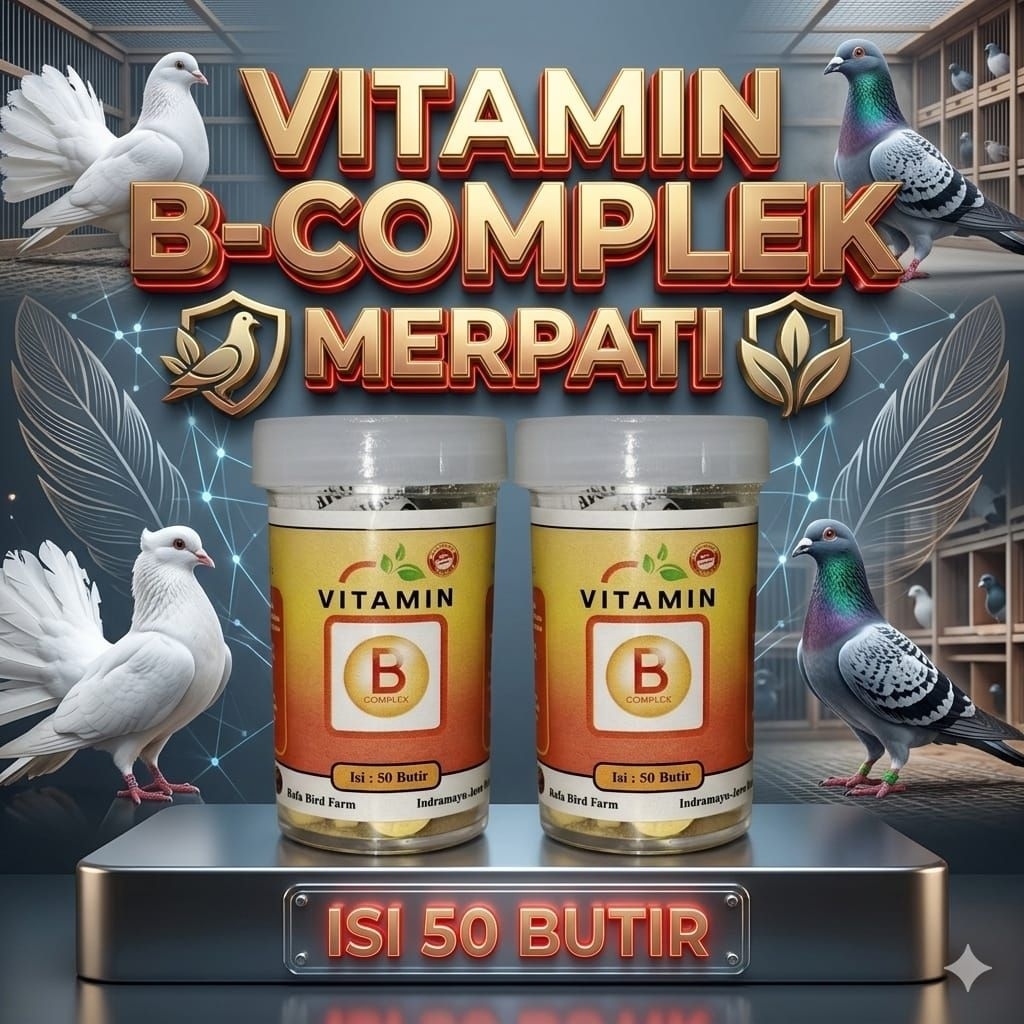 B-COMPLEX KHUSUS MERPATI REPACK ISI 50 BUTIR