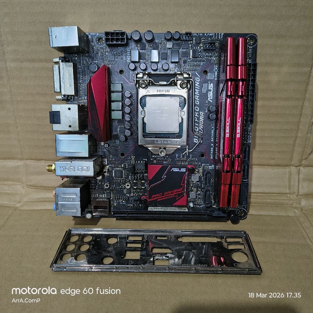 .:: PAKET MOBO B150 MINI ITX + CORE I3 7100 GEN 7 LGA 1151 ::.