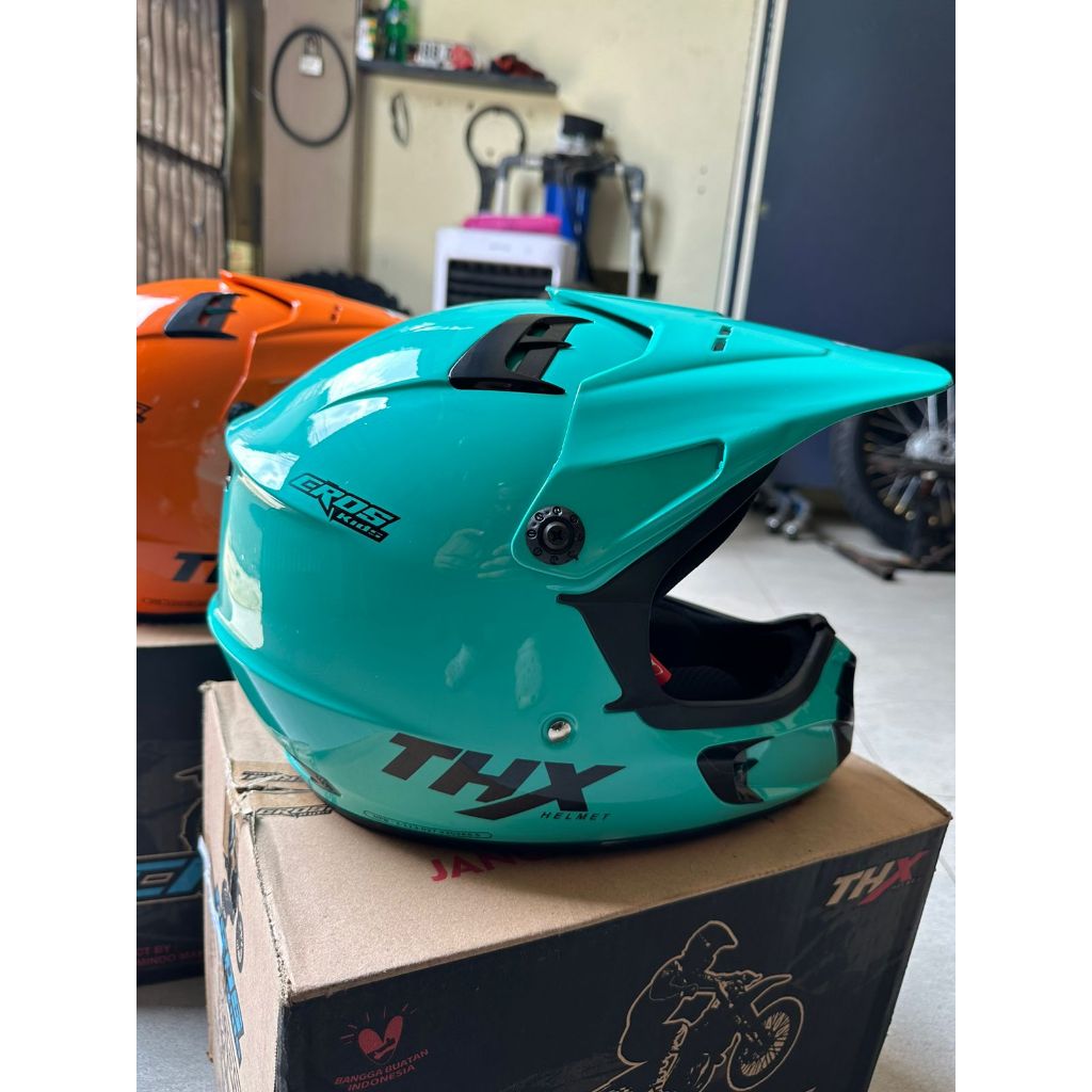 New Trend Helm-Helm Cross THX ANAK JUNIOR ORIGINAL.HELM CROSS ANAK.Helm Pushbike