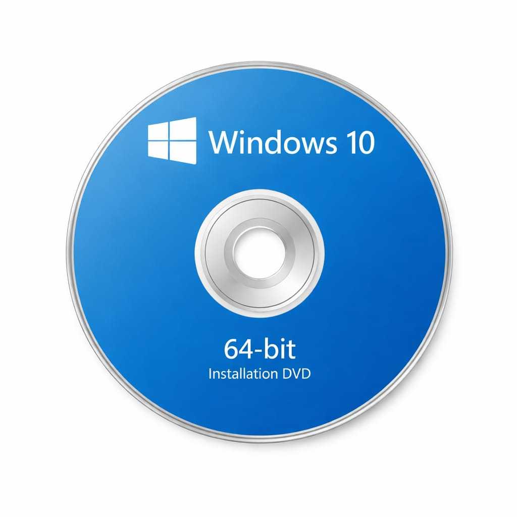 DVD Windows 10 64bit Siap Pakai – Tinggal Install