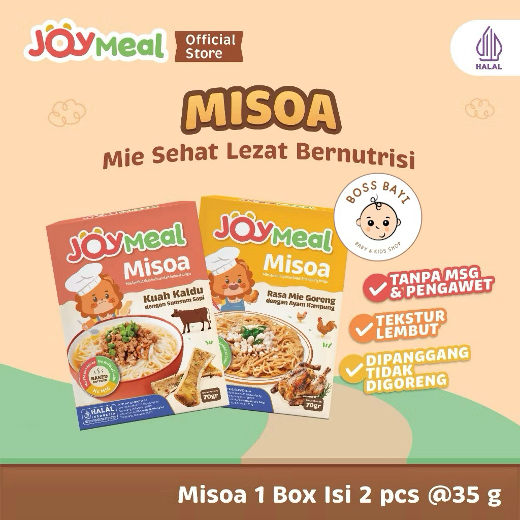JOYMEAL Misoa MPASI Rasa Mie Goreng Ayam Kampung | Kuah Kaldu