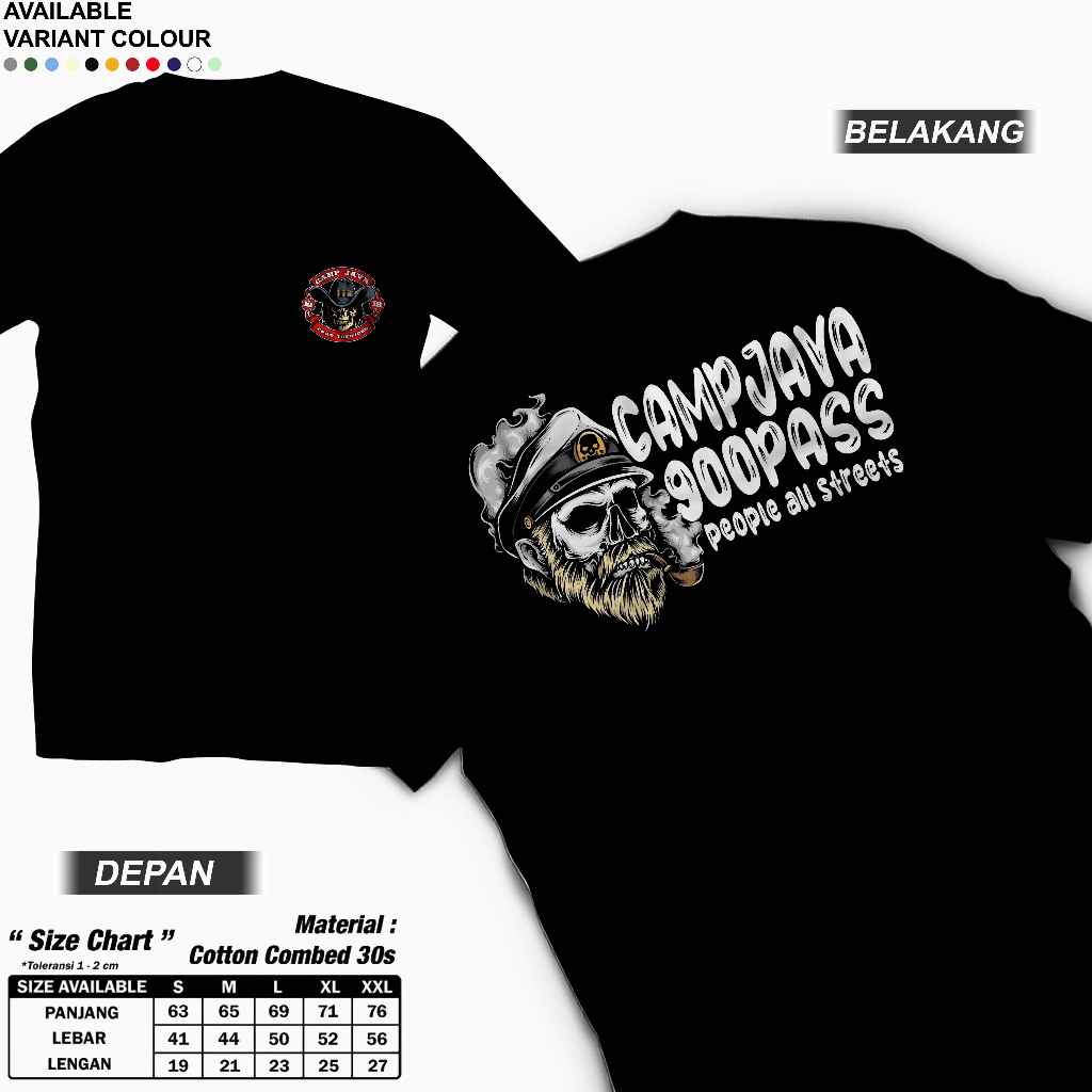 KAOS CAMP JAVA 900 PASS PEOPLE ALL STREETS RESMI UNISEX | KAOS STM CAMP JAVA 900 PASS PEOPLE ALL STR