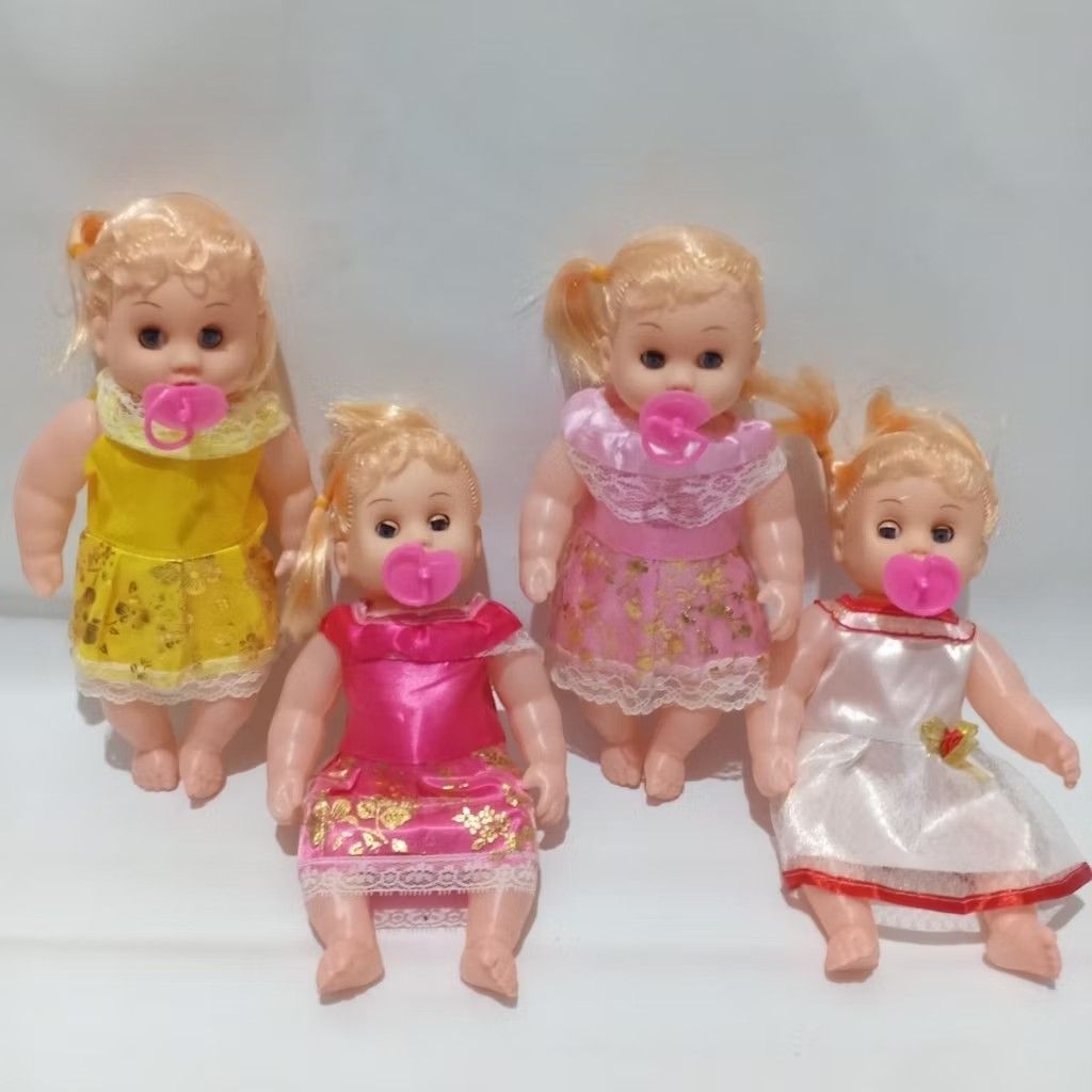Mainan Boneka Bayi bisa Nangis Mama Papa Empeng Dot