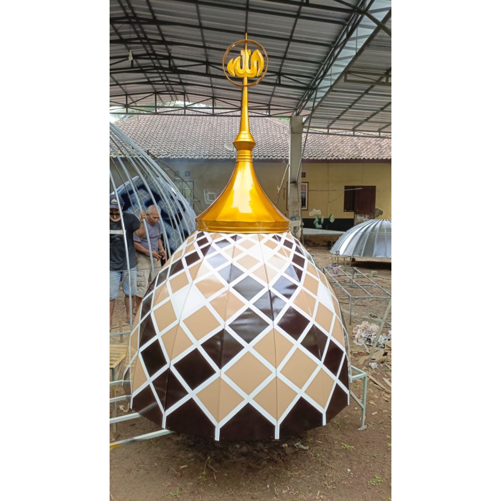 Kubah Masjid motif elegan Dekoratif 150 cm