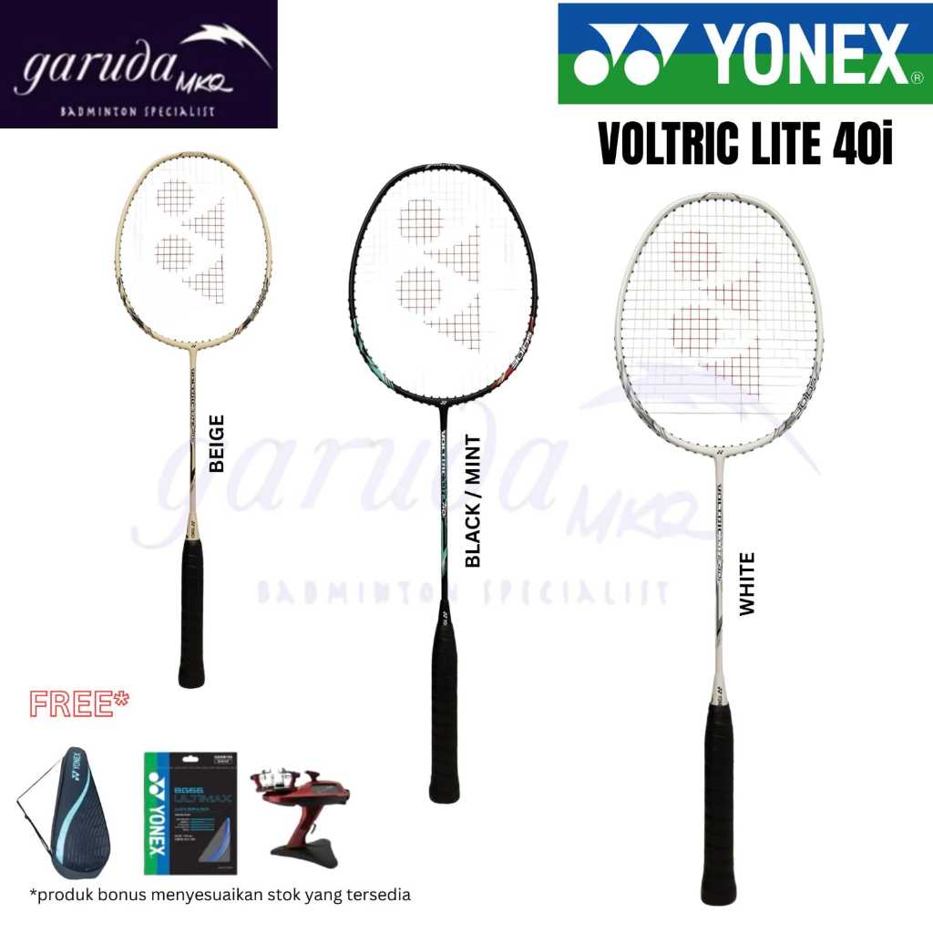 RAKET BADMINTON YONEX VOLTRIC LITE 40i / YONEX VOLTRIC 40 i / YONEX VOLTRIC SERIES