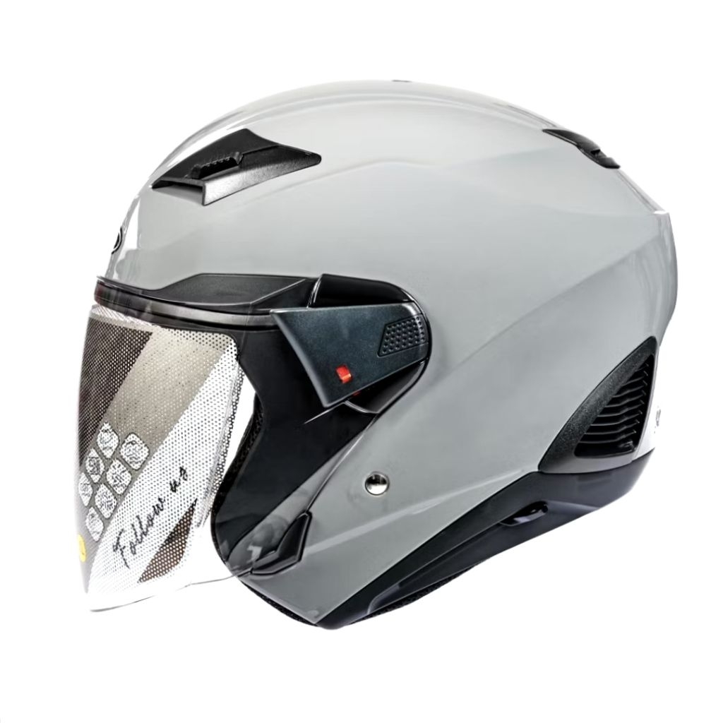 HELM ZEUS Zs 611 SOLID HALF FACE DOUBLE VISOR