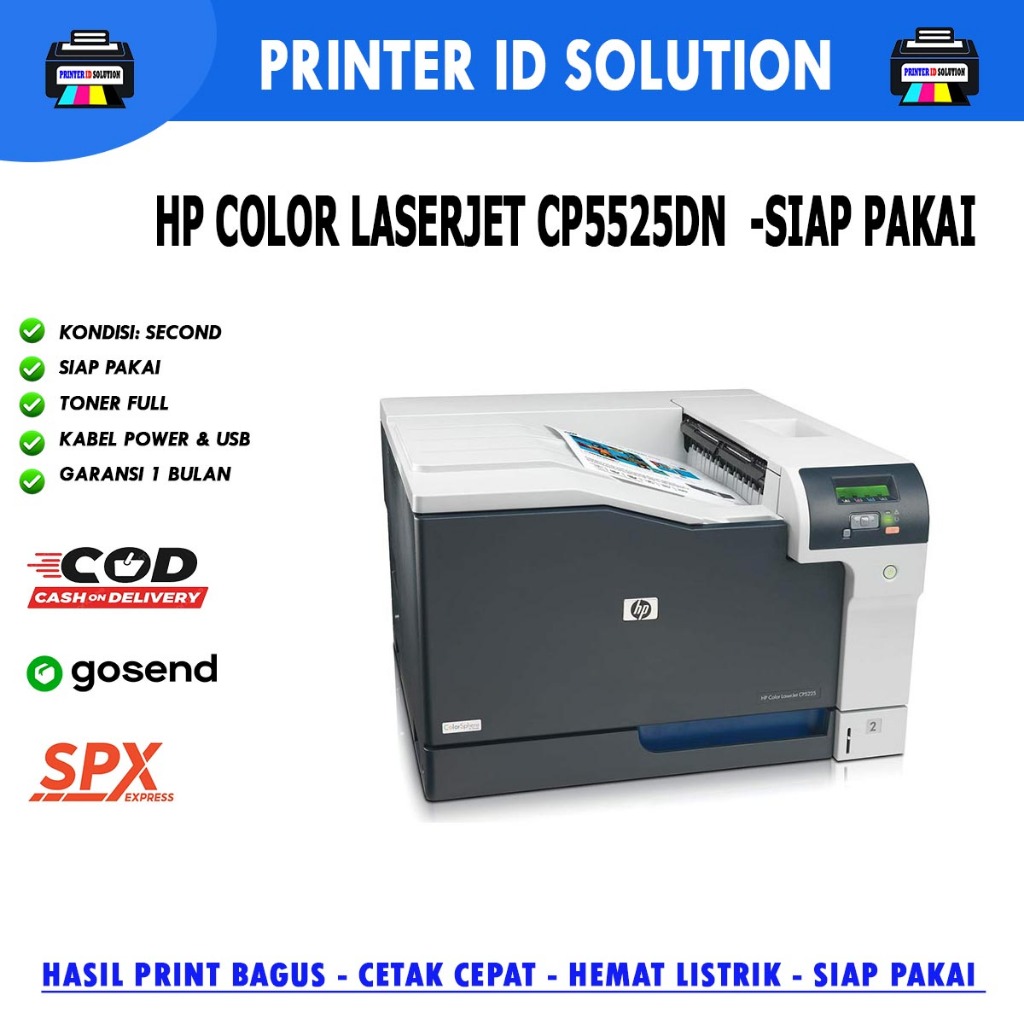 PRINTER HP COLOR LASERJET CP5525N CP5525DN PRINTER A3 COLOR