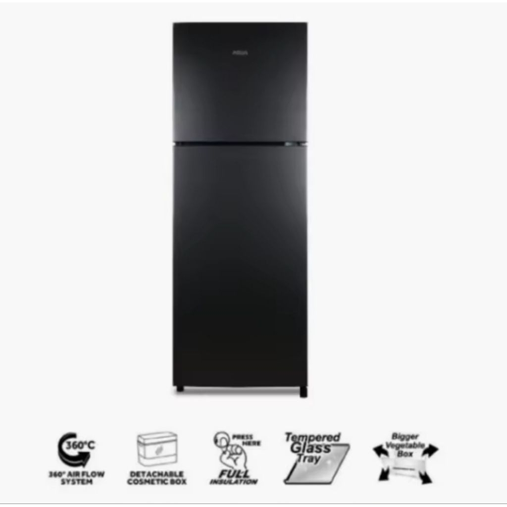 KULKAS 2 PINTU AQUA AQR-D270DG