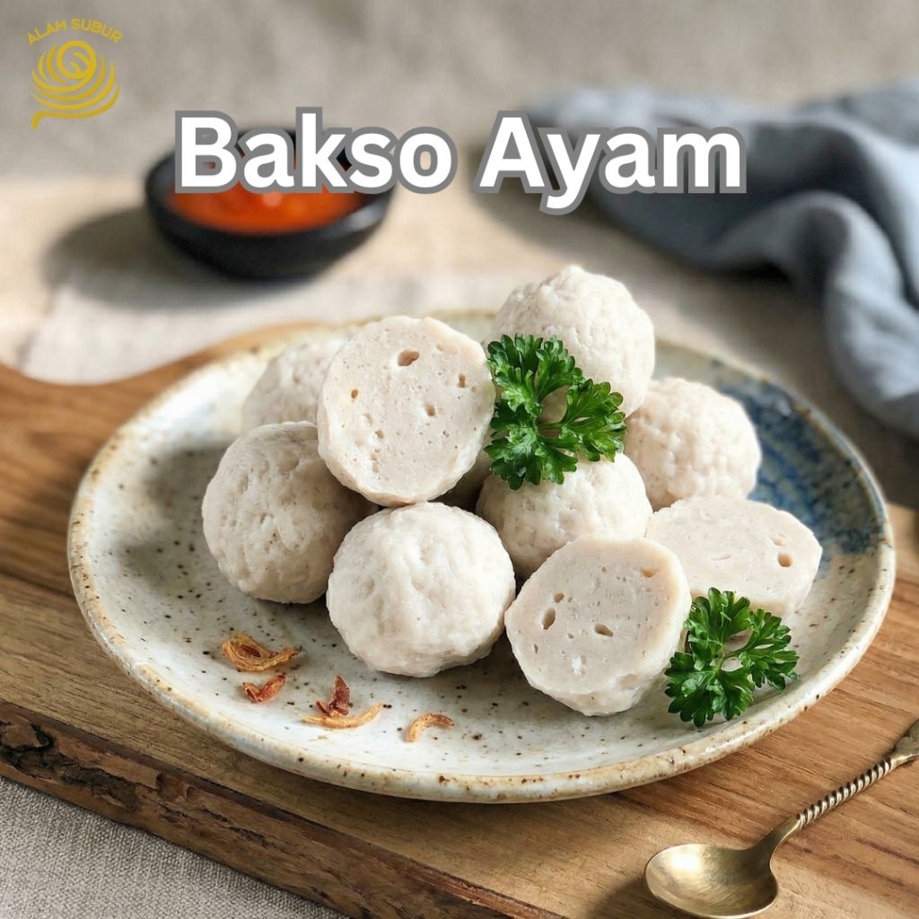 Bakso ayam HALAL ENAK . Baso ayam