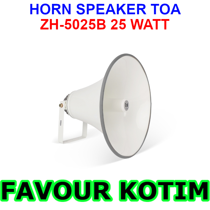 SPEAKER CORONG MASJID MUSHOLA TOA ZH 5025 25 WATT MEMBRAN FVKOTIM