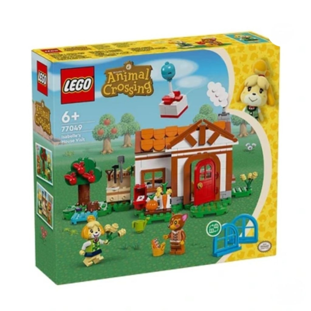 LEGO ANIMAL CROSSING 77049 ISABELLE HOUSE VISIT MAINAN BRICKS ANAK MAINAN BLOCKS MAINAN KOLEKSI ORIG