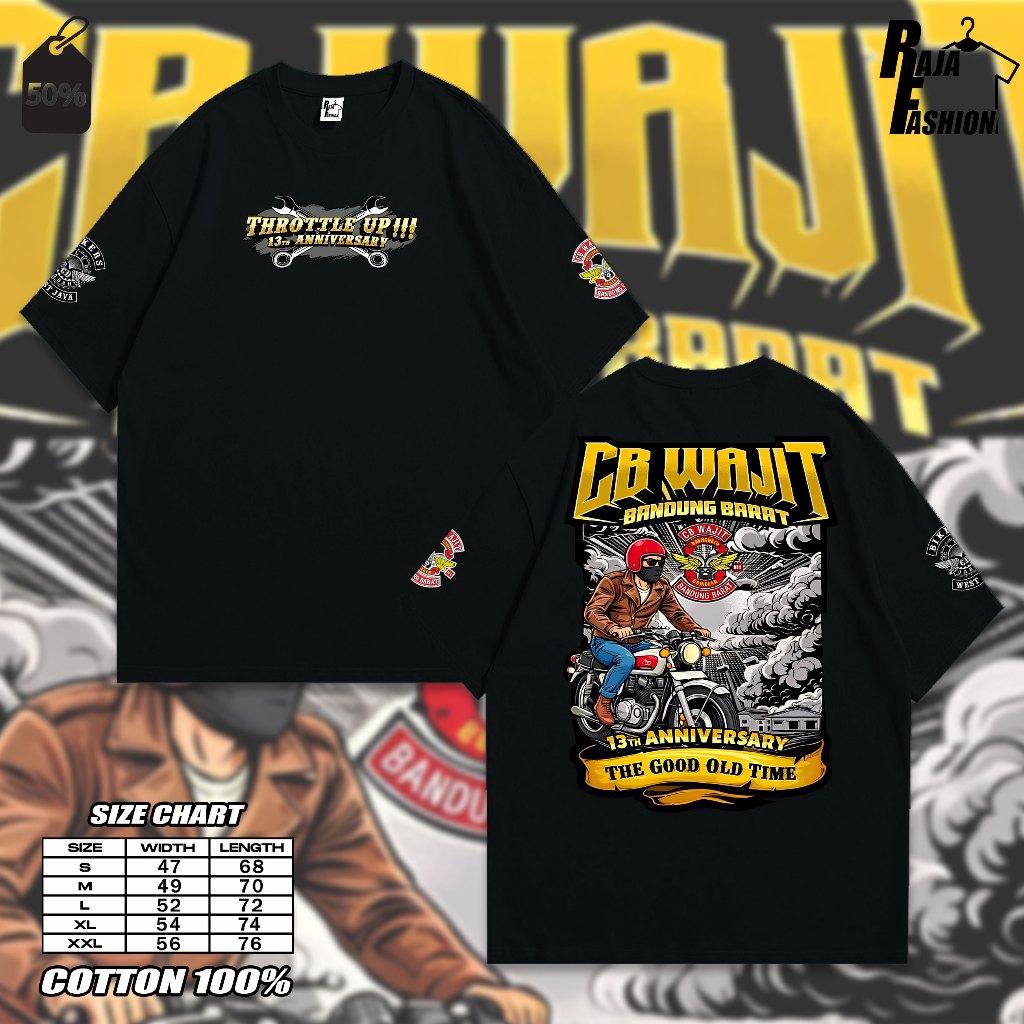 Kaos Acara CB Wajit Bandung Barat Kaos Unisex Kaos Pria & Wanita