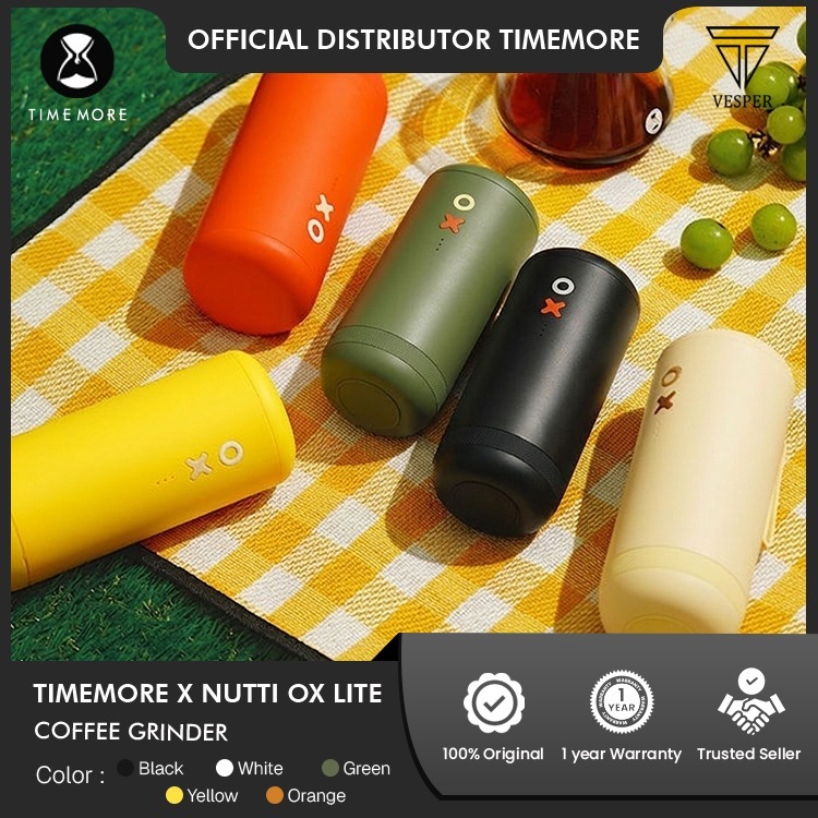 timemore x nuttii ox lite portable electric grinder /  grinder kopi elektrik / alat giling biji kopi