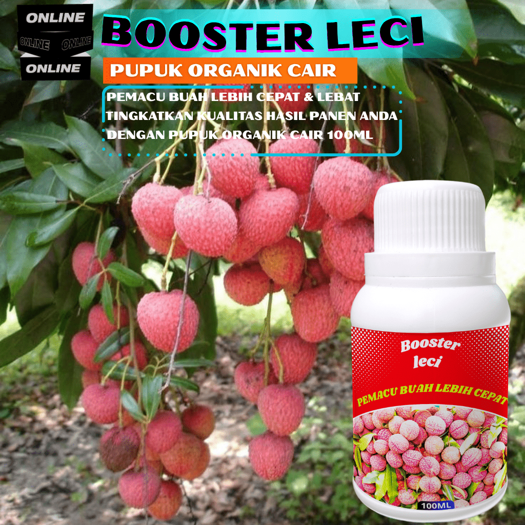 BOOSTER BUAH LECI/100ML/PEMICU  BUAH LEBIH CEPAT,penyubur leci