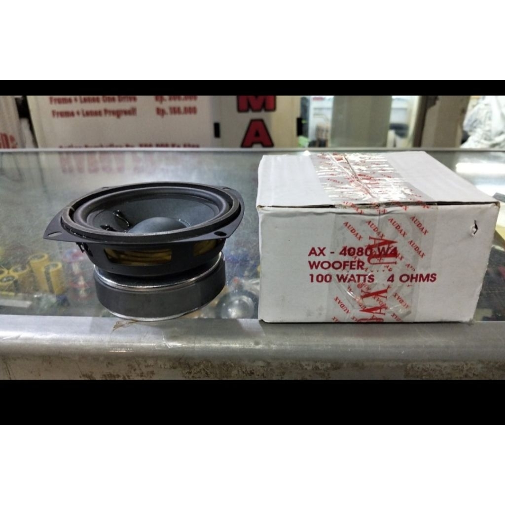Speaker 4 Inch Woofer Merk Audax 100 watt 4 ohms