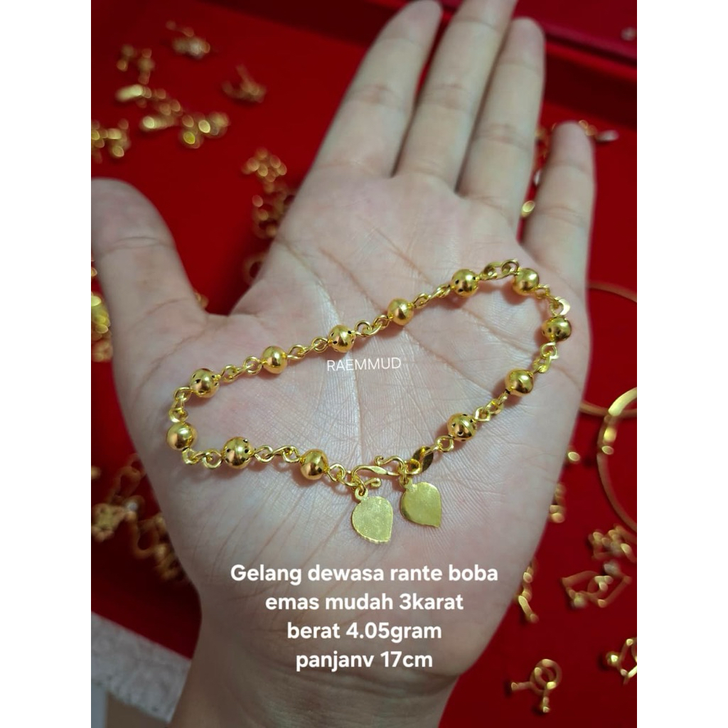 gelang dewasa emas mudah 4.05gram