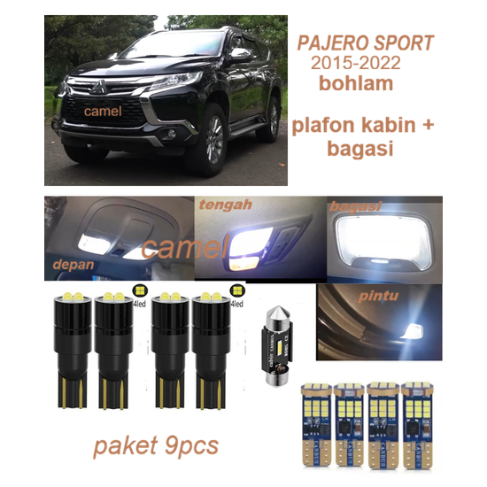 Bohlam Lampu Kabin Pajero Sport Led Putih