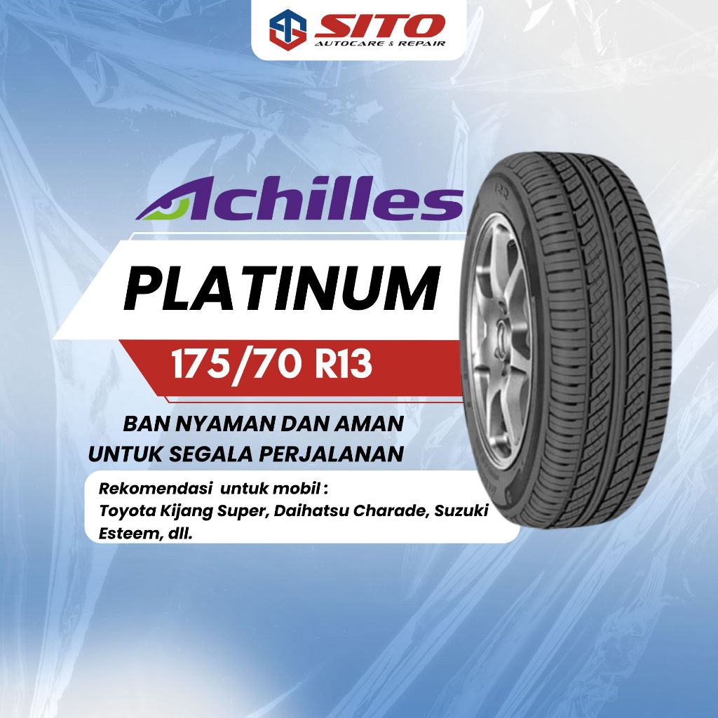 [WAJIB TANYA STOK] BAN ACHILLES 175/70 R13 PLATINUM
