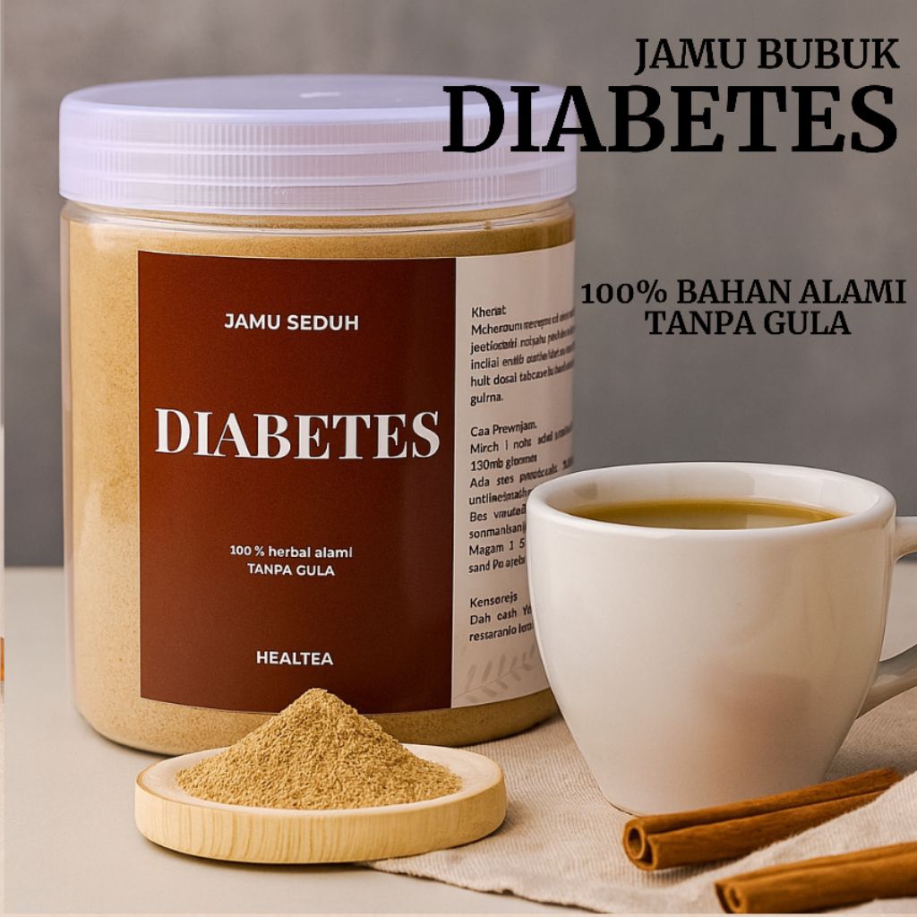 jamu bubuk diabetes gula darah kencing manis jamu tradisional rempah herbal alami