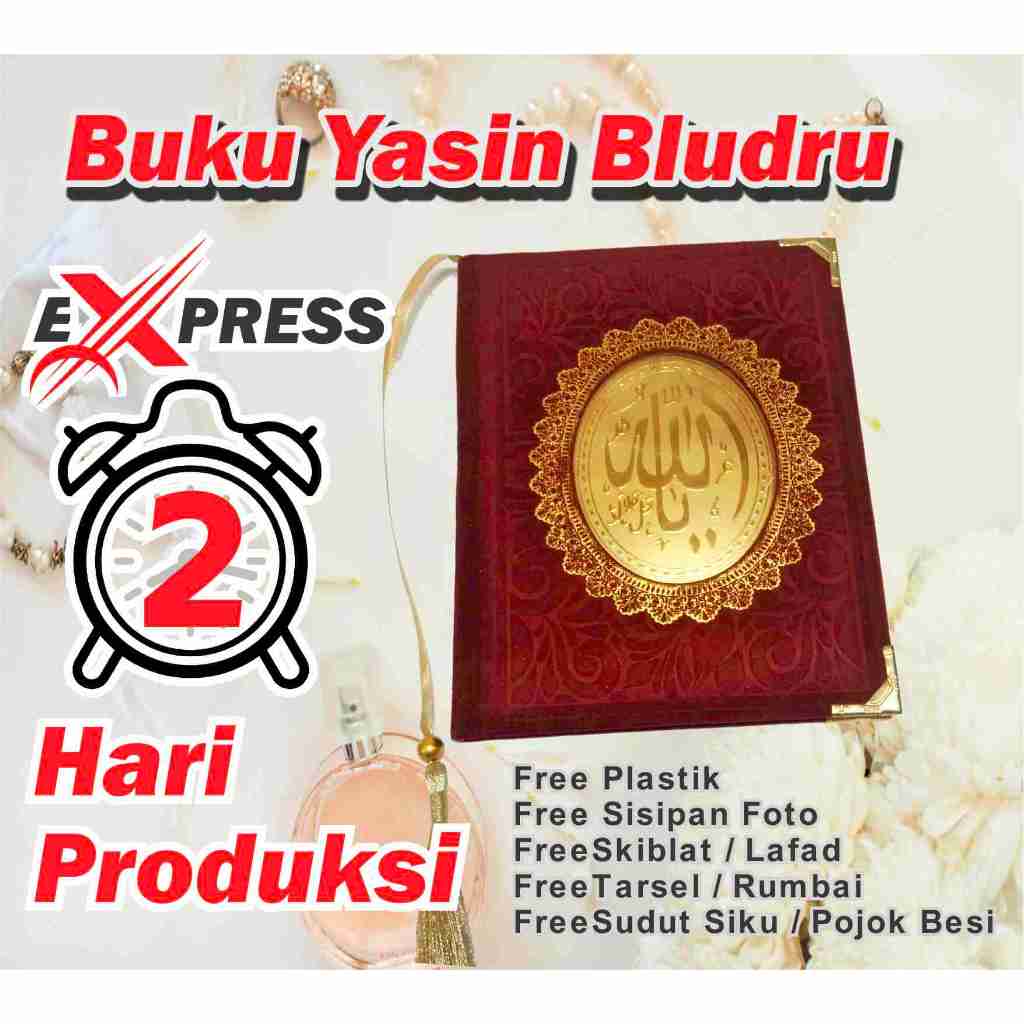 YASIN HARD COVER BULUDRU + SIKU + RUMBAI / BUKU YASIN HARD COVER BUKU HVS