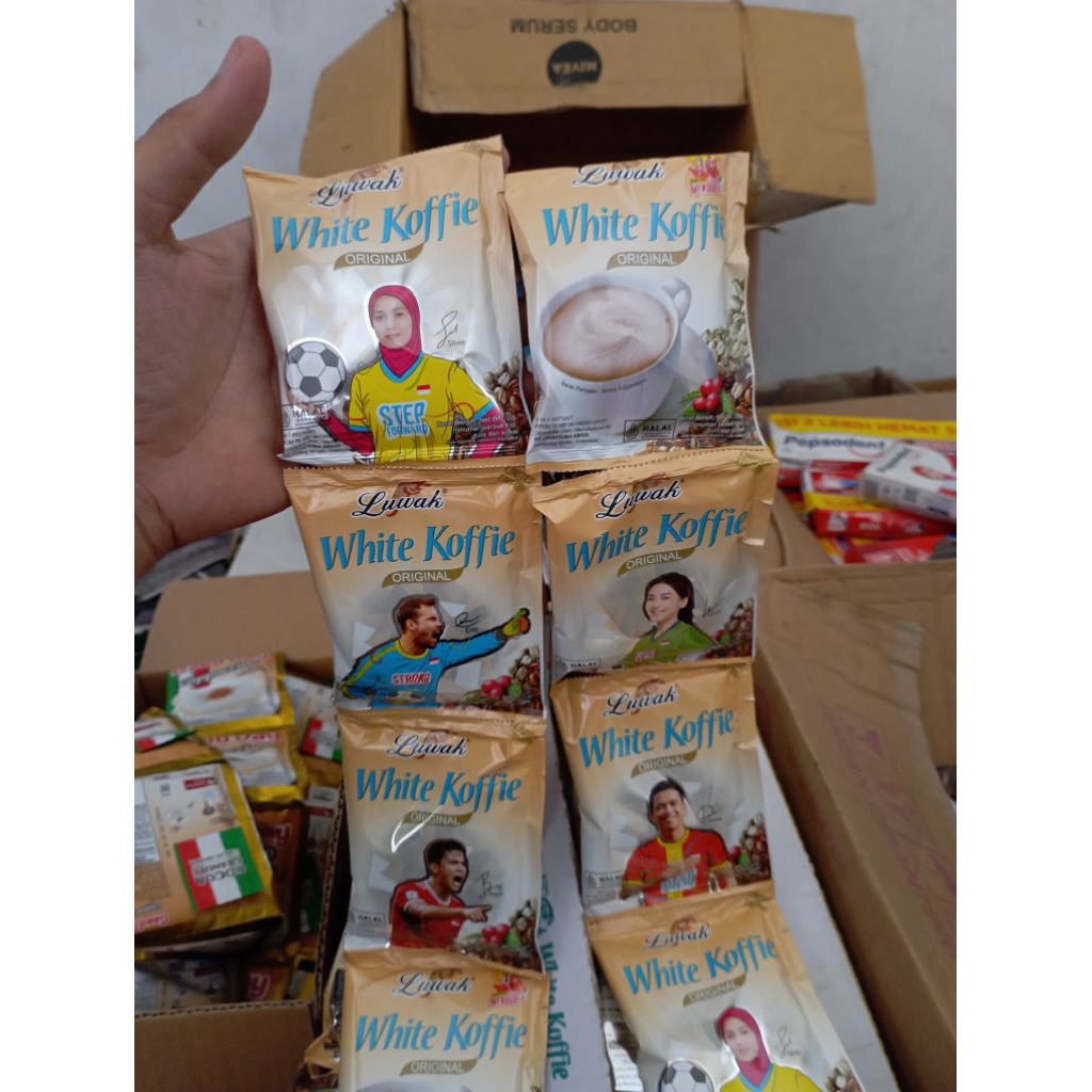 LUWAK WHITE COFFEE 1 RENTENG 10PCS