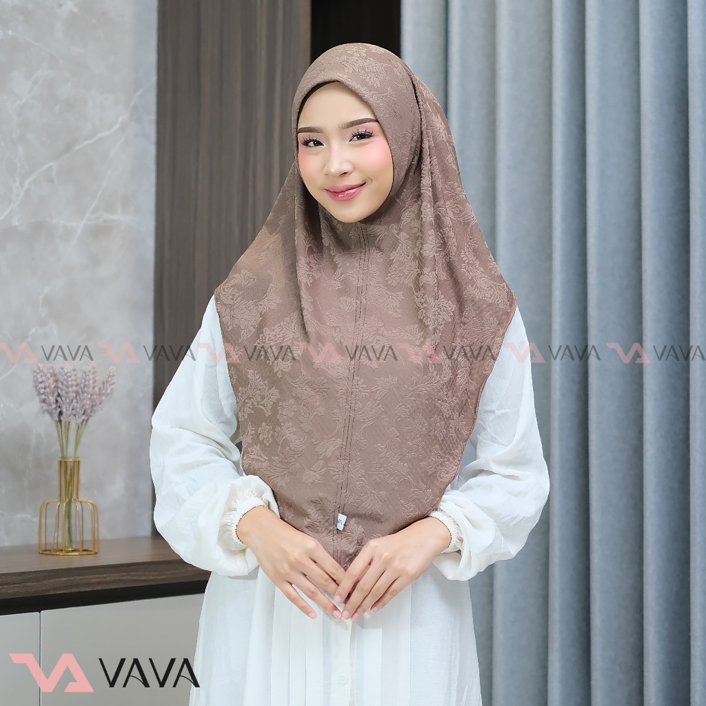 VAVA Hijab - Shafira Bergo Instan Non-Ped Terbaru Jersey Jaguard Premium