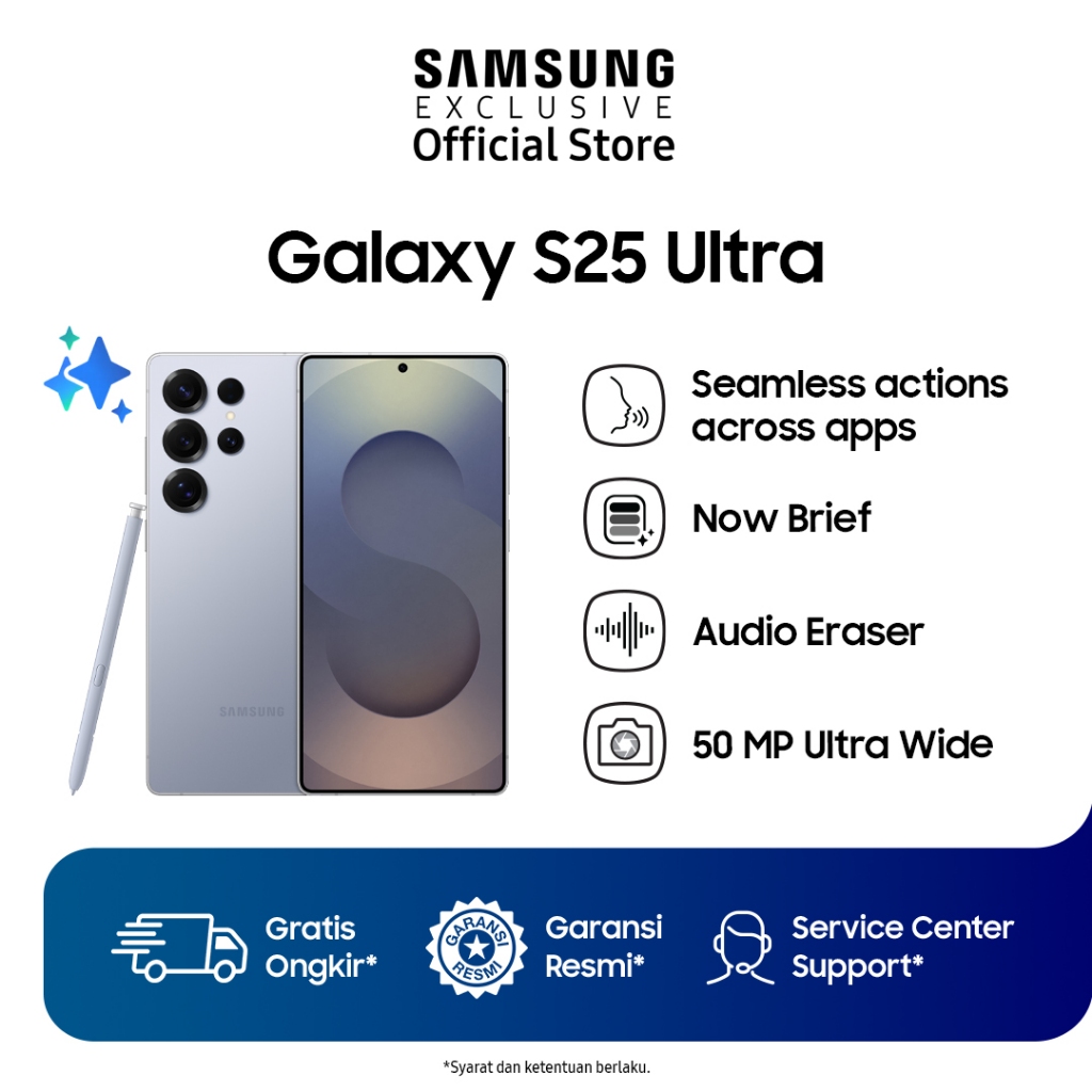 Samsung Galaxy S25 Ultra 12/512GB - Titanium Silverblue | Smartphone AI | Galaxy AI | Kamera 200MP |